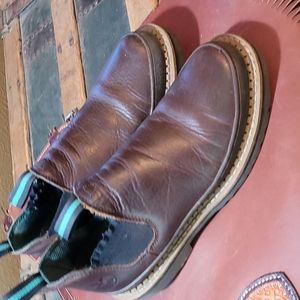 Men's Leather Slip-ons, Size 8.5